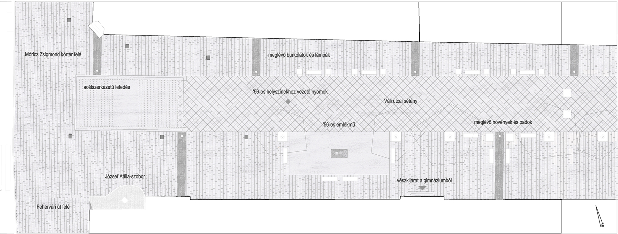 56-os emlékhely, Móricz Zsigmond körtér, Budapest