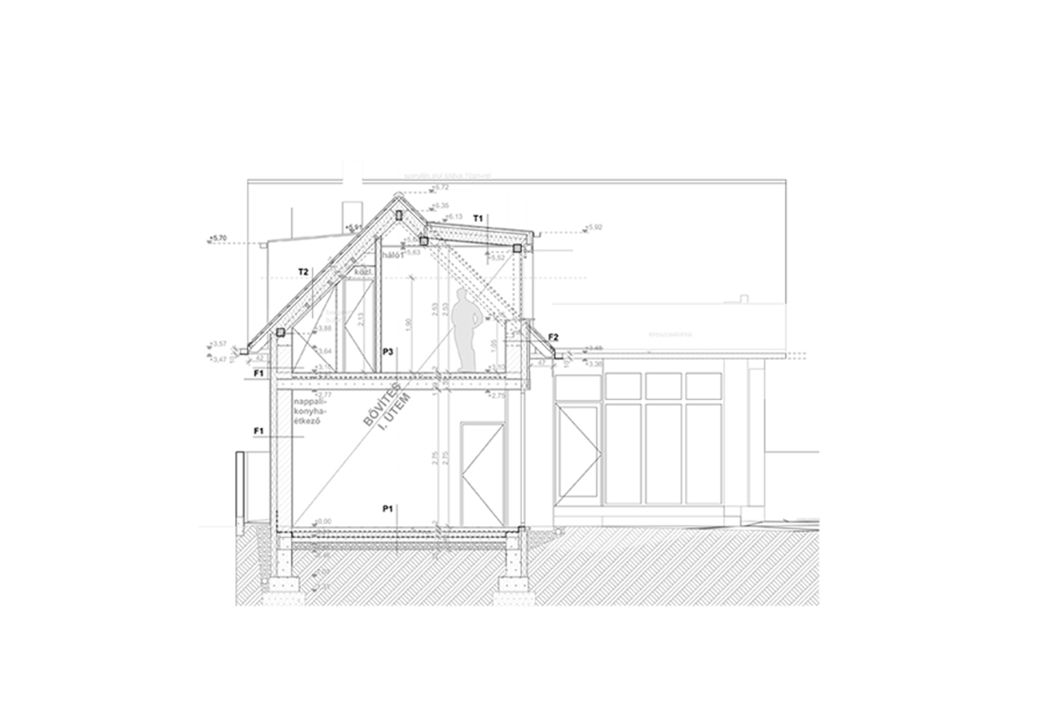 Családi ház bővítése